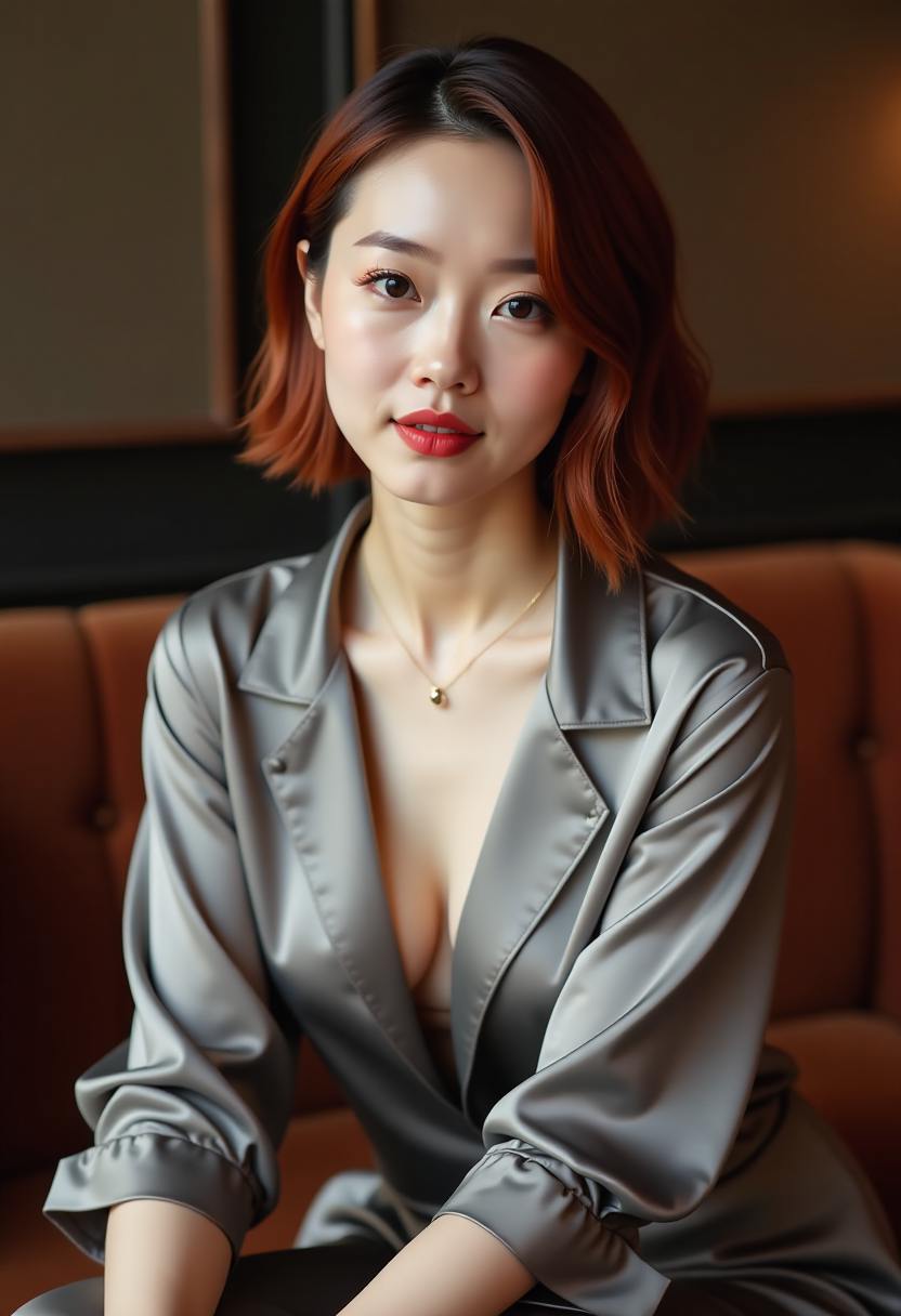 贝拉夫人金色礼服换装试穿
